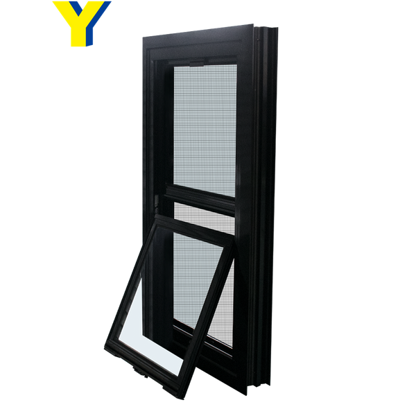 YY aluminium double hung window/aluminium windows and doors comply with Australian & New Zealand standards on China WDMA