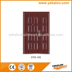 Yekalon STD-110 double door security steel door on China WDMA