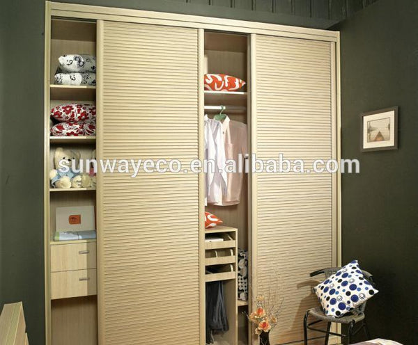 aluminium frame track sliding door made of wood plastic composites on China WDMA