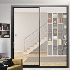 aluminum alloy sliding doors and window/ Slim Frame Aluminum Sliding Door/ Narrow Frame Push-pull Door on China WDMA