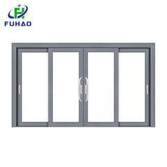 aluminum grille window push out residential Grey french aluminum casement windows