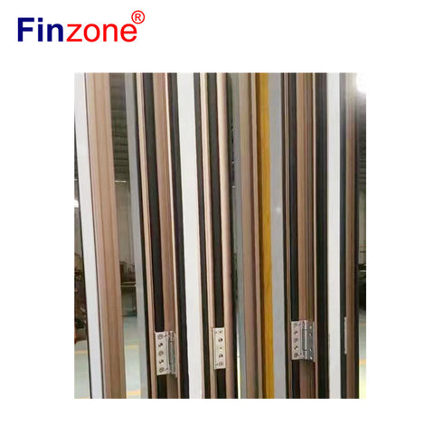 balcony glazing system bi folding stacking sliding door with double glazing on China WDMA