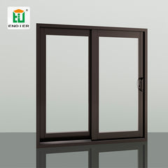 bedroom aluminium and sound proof glass horizontal sliding windows customized two track small aluminum alum sliding windows on China WDMA