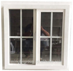 commercial frosted bathroom glass plastic vinyl upvc sliding window designs for homes on China WDMA