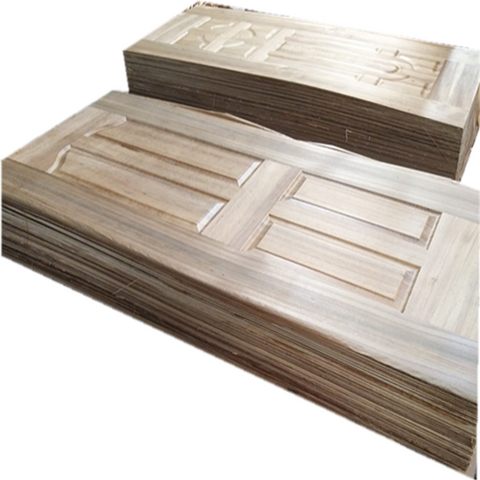 custom size HDF MDF wood door skin on China WDMA