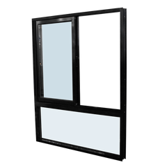 double glazed windows / awning window for bathroom / aluminium windows with thermal break on China WDMA