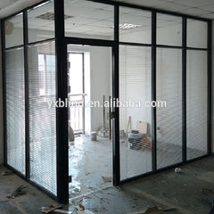 factory price window aluminum built in double glass office venetian blinds inside double glass window on China WDMA