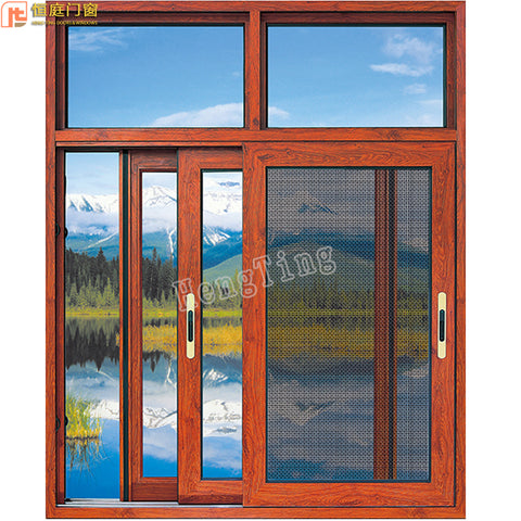 famous profile factory hard wheel aluminum glass slider window on China WDMA