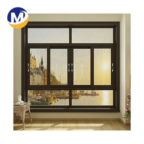 fashion beautiful Home Door Supplier Aluminium alloy Frame Sliding double Glass Window price philippines on China WDMA