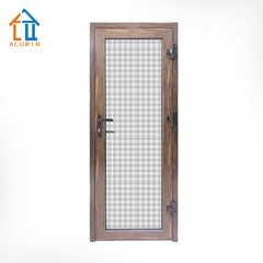 guangdong wholesale factory Swing french doors and windows interior aluminium glass single french patio windows doors on China WDMA