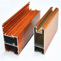 high quality wood grain aluminum extrusion used garden windows for sale on China WDMA