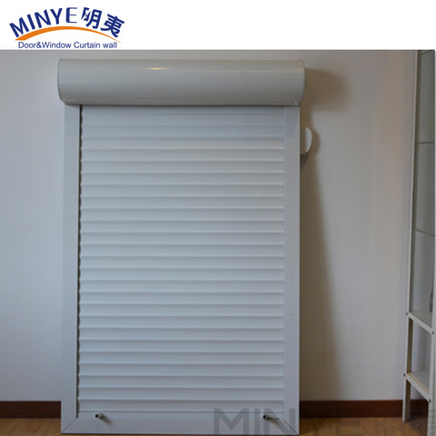 hot sale durable design aluminum rolling shutters windows /frosted glass shutters/glass rolling shutters on China WDMA