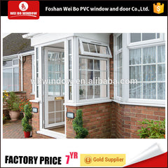 lamination door external profile pvc double insulated casement glass door on China WDMA