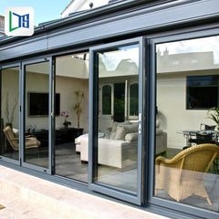 living room aluminium sliding bifold doors decorative interior double bifold doors on China WDMA