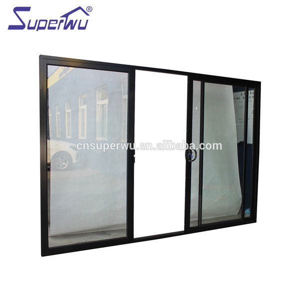 lobby entrance sliding patio doors aluminium safety door design on China WDMA