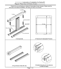 quick installation foldable insect protection window screen on China WDMA