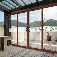 sliding door company prices/aluminium glass door/large sliding glass doors on China WDMA