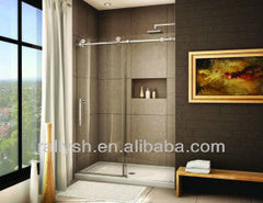 smooth gliding sliding glass shower door fitting on China WDMA