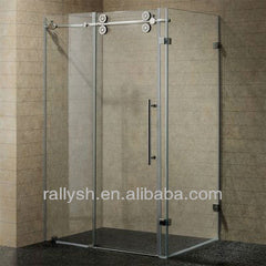 smooth gliding sliding glass shower door fitting on China WDMA