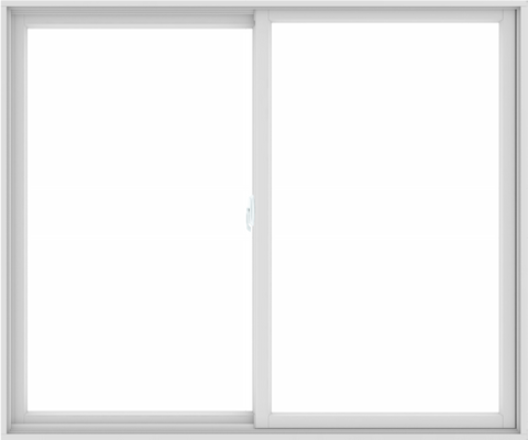 WDMA 72X60 (71.5 x 59.5 inch) White uPVC/Vinyl Sliding Window without Grids Interior