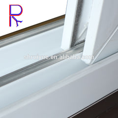 vinyl double glass reception sliding windows pvc lowes with mosquito net frame on China WDMA