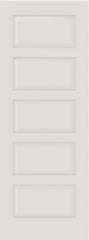 WDMA 12x80 Door (1ft by 6ft8in) Interior Bifold Smooth 5100 MDF 5 Panel Single Door 1