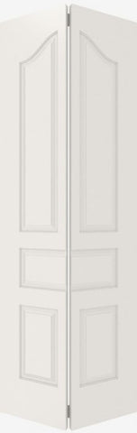 WDMA 12x80 Door (1ft by 6ft8in) Interior Bypass Smooth 5050 MDF 5 Panel Arch Panel Single Door 2