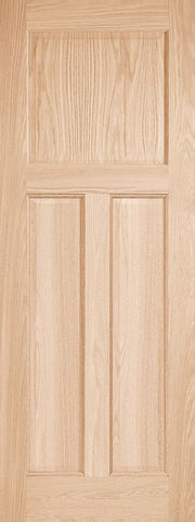 WDMA 24x80 Door (2ft by 6ft8in) Interior Barn Paint grade 203E Wood 3 Panel Arts and Crafts Craftsman Ovolo Single Door 1