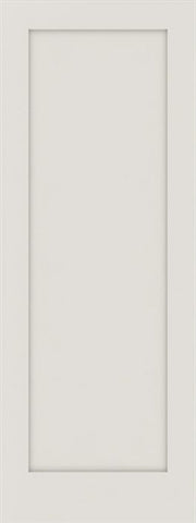 WDMA 24x84 Door (2ft by 7ft) Interior Swing Smooth 84in Primed 1 Panel Shaker Single Door|1-3/8in Thick 1