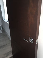 WDMA 24x96 Door (2ft by 8ft) Interior Swing Mahogany RB-01 Contemporary Modern Single Door 2