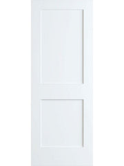 WDMA 28x80 Door (2ft4in by 6ft8in) Interior Barn Pine 80in Primed 2 Panel Shaker Single Door | 4102 1