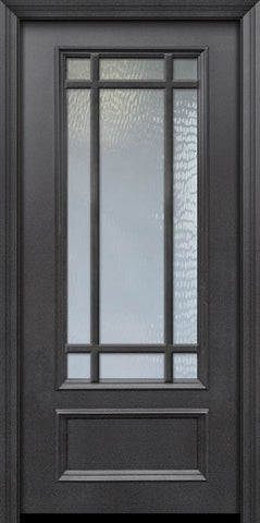 WDMA 32x80 Door (2ft8in by 6ft8in) Patio 80in ThermaPlus Steel 9 Lite SDL 3/4 Lite Door 1