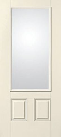 WDMA 34x80 Door (2ft10in by 6ft8in) French Smooth Satin Etch 3/4 Lite 2 Panel Star Single Door  1