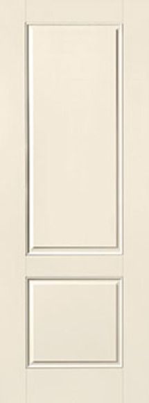 WDMA 34x96 Door (2ft10in by 8ft) Exterior Smooth 8ft 2 Panel Square Top Star Single Door 1