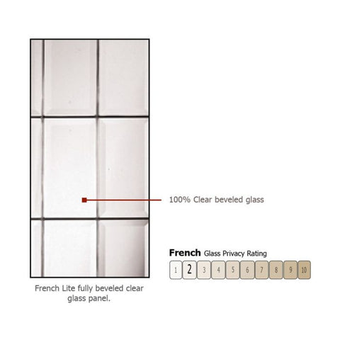 WDMA 36x80 Door (3ft by 6ft8in) Exterior Knotty Alder 36in x 80in Full Lite French Alder Door 3