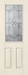 WDMA 36x96 Door (3ft by 8ft) Exterior Smooth Fiberglass Impact Door 8ft 1/2 Lite Concorde 1