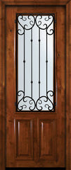 WDMA 36x96 Door (3ft by 8ft) Exterior Knotty Alder 36in x 96in 2/3 Lite Valencia Alder Door 2