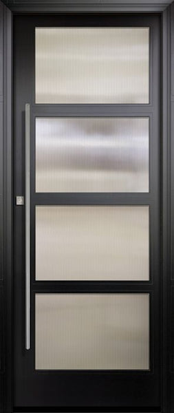 WDMA 36x96 Door (3ft by 8ft) Exterior Swing Smooth 36in x 96in 4 Block Left NP-Series Narrow Profile Door 1