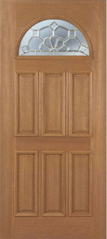 WDMA 42x80 Door (3ft6in by 6ft8in) Exterior Mahogany Jefferson Single Door w/ A Glass 1