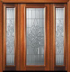 WDMA 56x80 Door (4ft8in by 6ft8in) Exterior Mahogany 80in Full Lite Courtlandt Door /2side 1