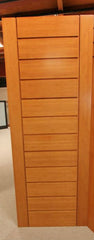 WDMA 60x96 Door (5ft by 8ft) Interior Barn Bamboo BM-2 Metro Flush Panel Grooved Panel Modern Double Door 5