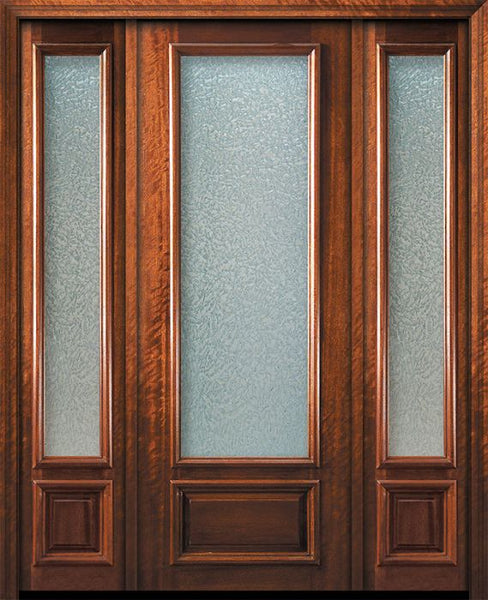 WDMA 66x96 Door (5ft6in by 8ft) French Mahogany 42in x 96in 3/4 Lite Portobello Door /2side 1