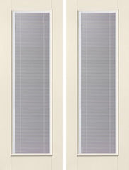 WDMA 68x96 Door (5ft8in by 8ft) French Smooth Raise/Tilt 8ft Full Lite W/ Stile Lines Star Double Door 1