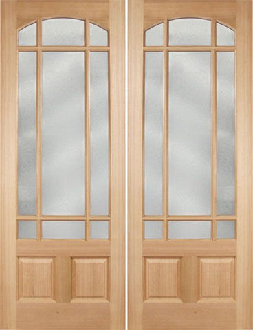 WDMA 72x96 Door (6ft by 8ft) Patio Cherry Prairie Exterior Double Door 1