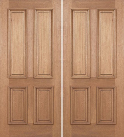 WDMA 84x80 Door (7ft by 6ft8in) Exterior Mahogany Martin Double Door 1