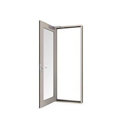 China WDMA Acoustic House Aluminium Framed Double Swing Glass Door For From Guangzhou