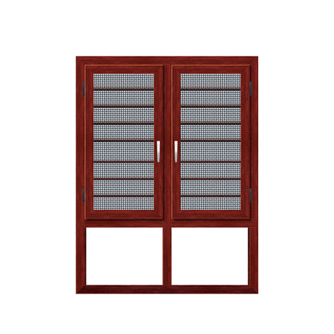 WDMA Airproof Curtain Standard 36 X 72 Double Leaf Sash Reflective Glass Outward Opening Push Out Shutter Casement Windows Sizes