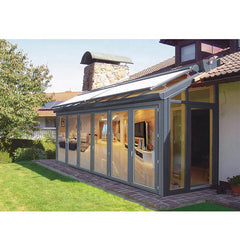 China WDMA Aluminium Glass Enclosure Sunroom Conservatories For Solarium