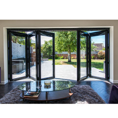 China WDMA Aluminium Glass Folding Doors