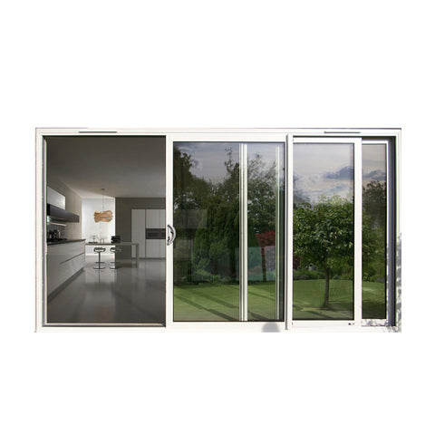 China WDMA automatic sliding door system Aluminum Sliding Doors 